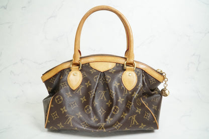 [AB Good] Louis Vuitton Monogram Tivoli PM Handbag M40143 Brown Vintage Canvas