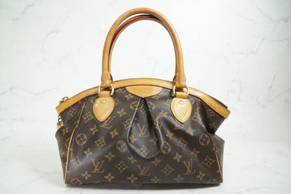 [AB Good] Louis Vuitton Monogram Tivoli PM Handbag M40143 Brown Vintage Canvas