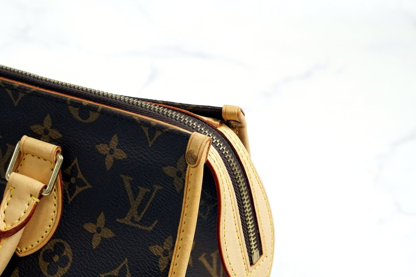 [Very Good] LOUIS VUITTON Monogram Popincourt Hand Bag M40009 Vintage Authentic