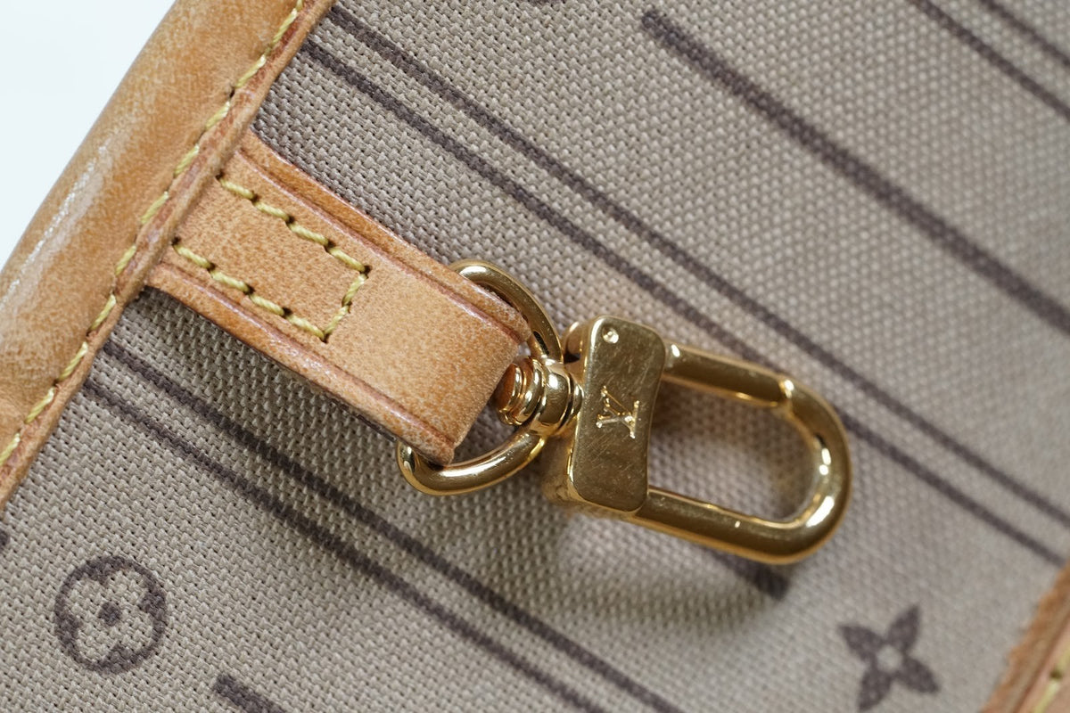 [Rank AB] LOUIS VUITTON Monogram Neverfull MM M40156 Brown Tote Shoulder Bag