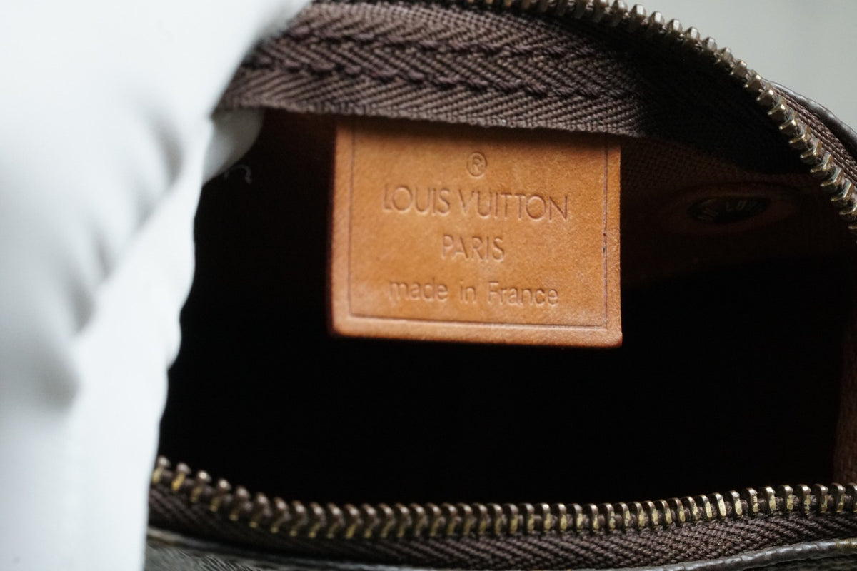[AB] LOUIS VUITTON Monogram Mini Speedy Handbag M41534 Canvas Brown Vintage Auth