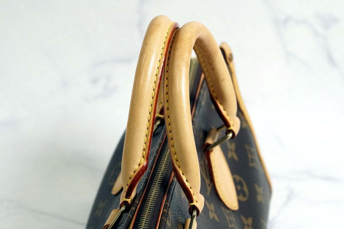 [Very Good] LOUIS VUITTON Monogram Popincourt Hand Bag M40009 Vintage Authentic