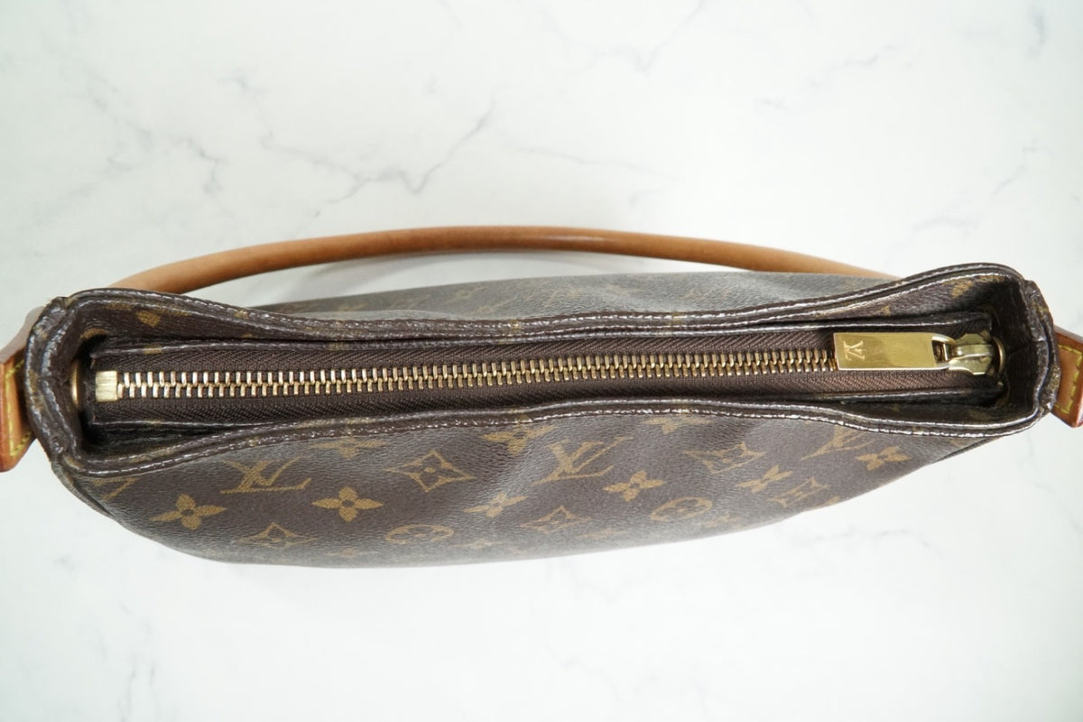 [Excellent] Louis Vuitton Monogram Looping MM Shoulder Bag M51146 Canvas Vintage