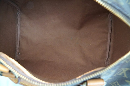 [AB] Louis Vuitton Speedy 30 Monogram Canvas Handbag Brown Purse M41108 Auth