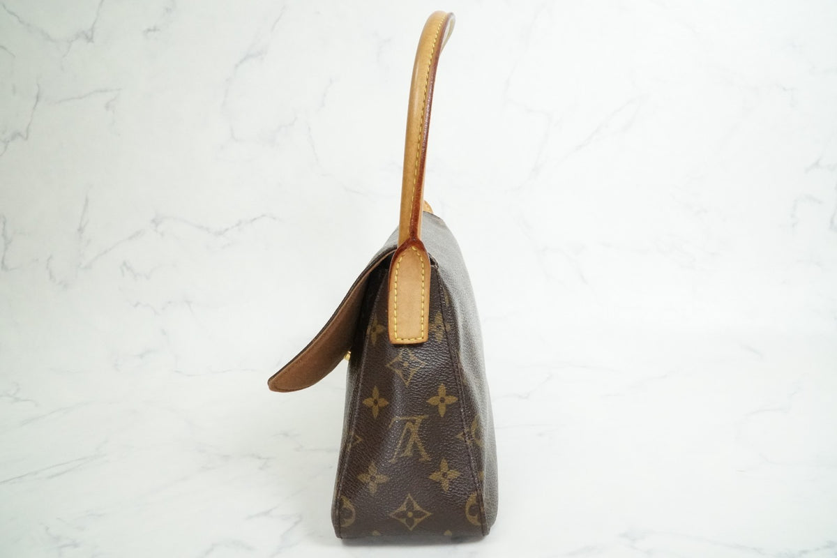 [AB] Louis Vuitton Monogram Mini Looping Shoulder Bag M51147 Vintage Canvas
