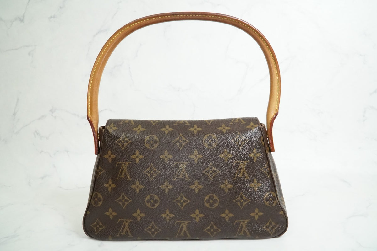 [AB] Louis Vuitton Monogram Mini Looping Shoulder Bag M51147 Vintage Canvas